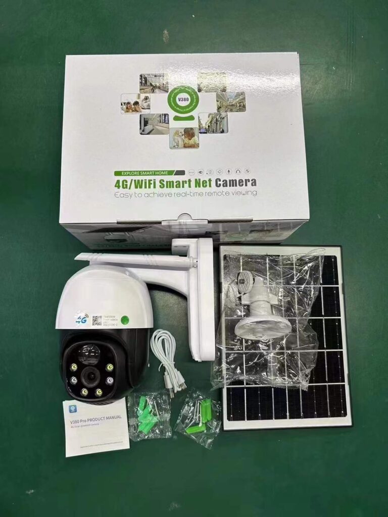 V380 Single Lens 4G Solar PTZ Camera